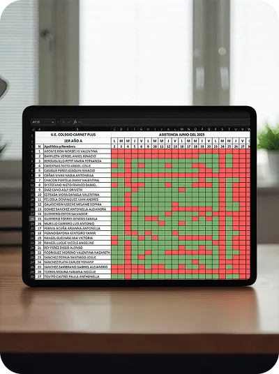 Exportación de información a Excel