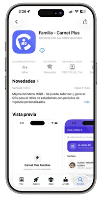 Ficha de Familia Carnet Plus en App Store